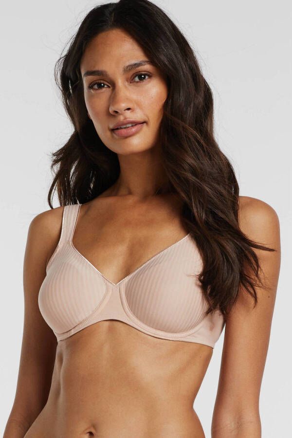 Triumph niet-voorgevormde beugelbh Modern Soft+Cotton lichtbeige