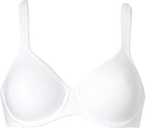 Triumph niet-voorgevormde beugelbh Modern Soft+Cotton wit