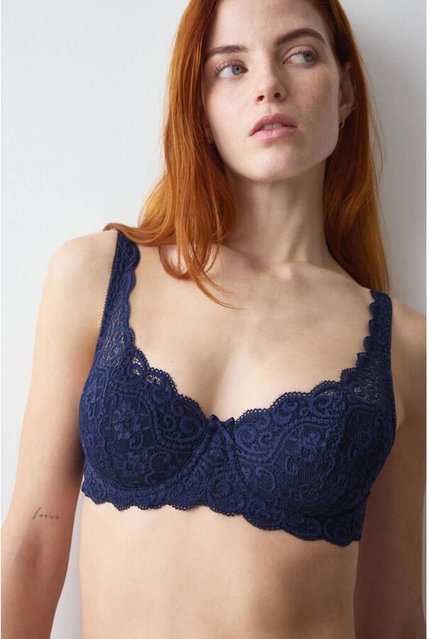 Triumph Amourette voorgevormde beugel-bh donkerblauw
