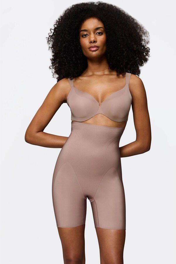 Triumph high waist corrigerende short Body Make-Up Illusion Curve lichtbruin