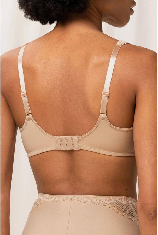 Triumph niet-voorgevormde beugelbh Modern Soft+Cotton lichtbeige - Foto 3