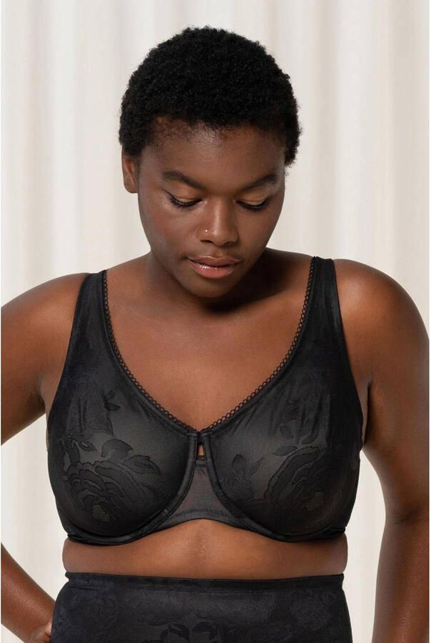 Triumph Minimizer-bh Wild Rose Sensation maakt de borst optisch kleiner met een cupmaat