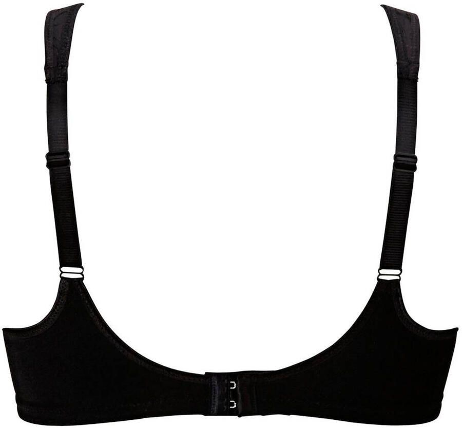 Triumph niet-voorgevormde bh zonder beugel Elegant Cotton zwart