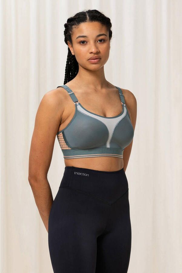 Triumph TOP-level sportbh Triaction Extreme Lite donkergrijs