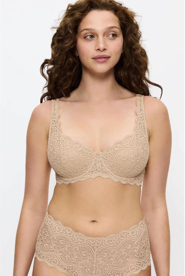 Triumph voorgevormde beugelbh Amourette beige - Foto 2