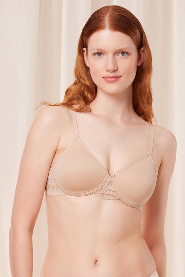 Triumph voorgevormde beugelbh Modern Lace beige