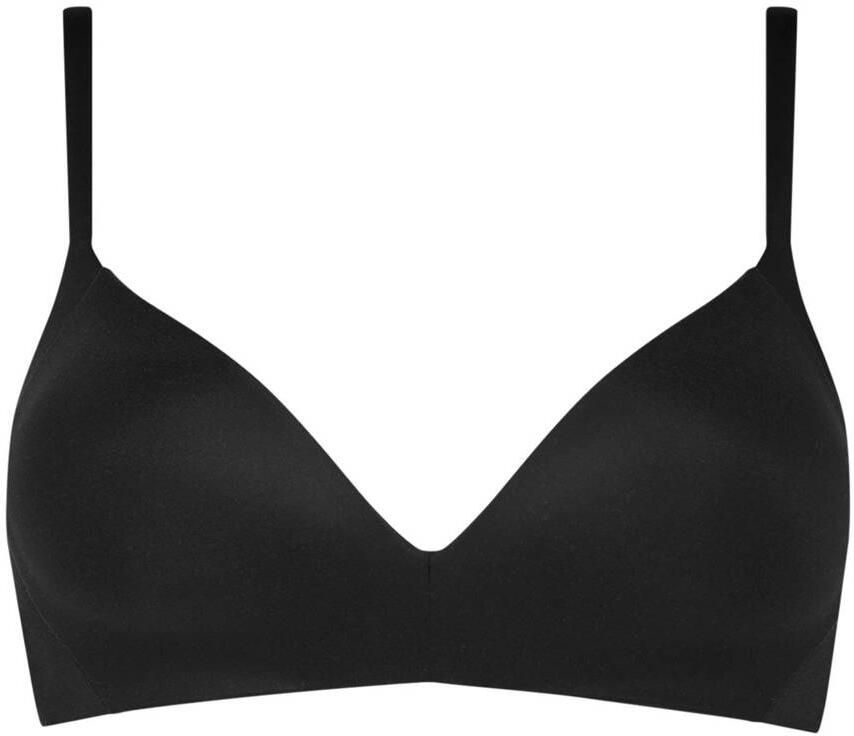 Triumph voorgevormde bh zonder beugel Body Make-Up Soft Touch zwart
