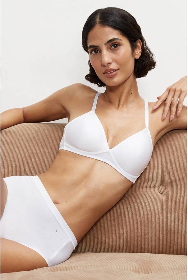 Triumph voorgevormde bh zonder beugel Soft Sensation wit - Foto 2