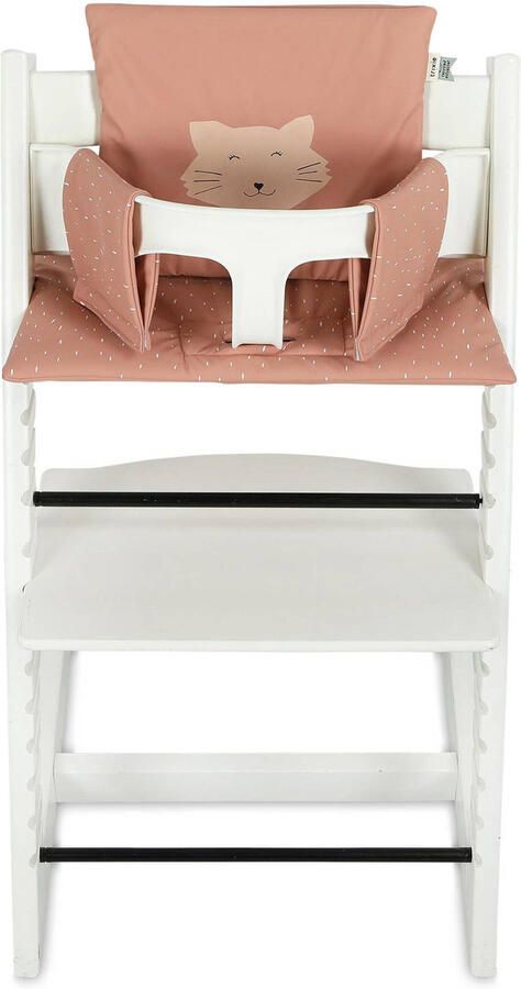 TRIXIE afwasbaar kussen voor de kinderstoel Mrs. Cat Accessoire Roze