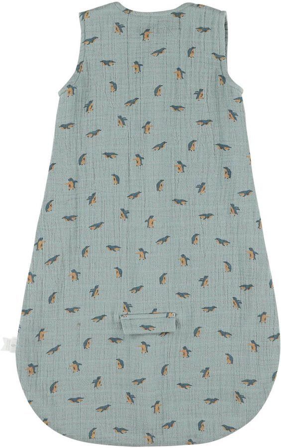 TRIXIE tetra baby slaapzak 70 cm Peppy Penguins Babyslaapzak Blauw Dierenprint - Foto 2