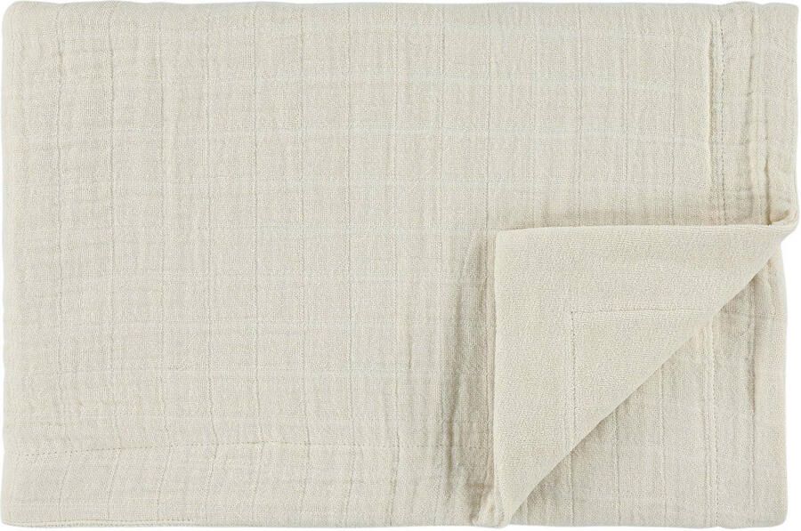 TRIXIE wiegdeken Bliss Beige Babydeken Effen | Babydeken van - Foto 1