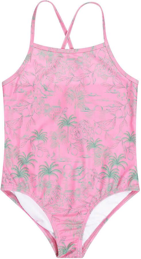 Tumble 'n Dry badpak met all over print roze