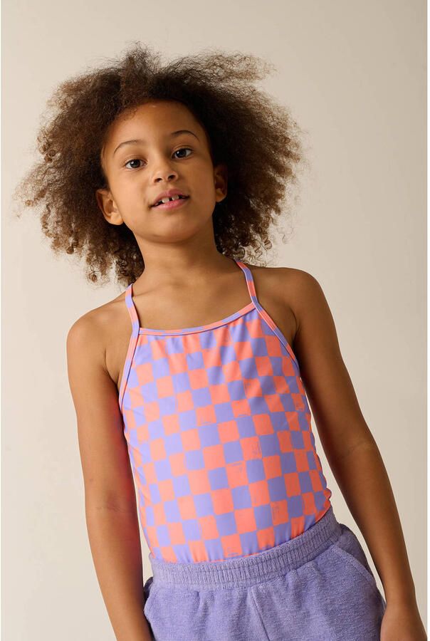Tumble 'n Dry badpak ruit lila - Foto 3