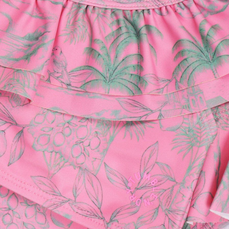 Tumble 'n Dry bikini met ruches roze Meisjes Polyester All over print - Foto 2