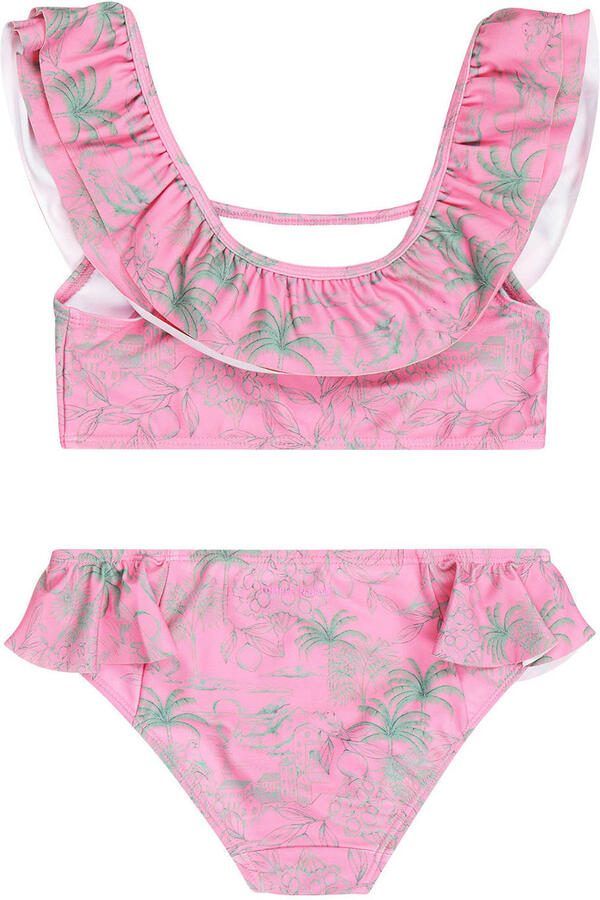 Tumble 'n Dry bikini met ruches roze Meisjes Polyester All over print - Foto 3