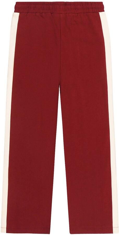 Tumble 'n Dry casual broek met contrast bies donkerrood - Foto 2