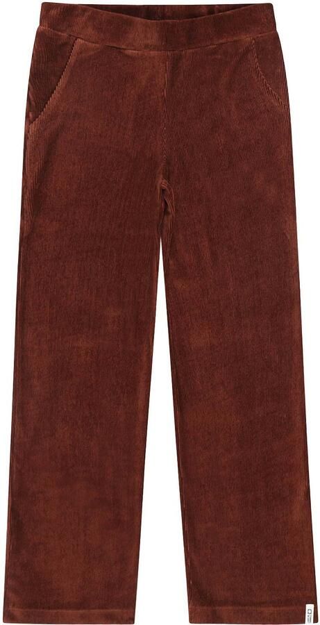 Tumble 'n Dry casual broek met corduroy donkerbruin