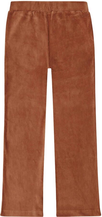Tumble 'n Dry corduroy wide leg casual broek bruin - Foto 2