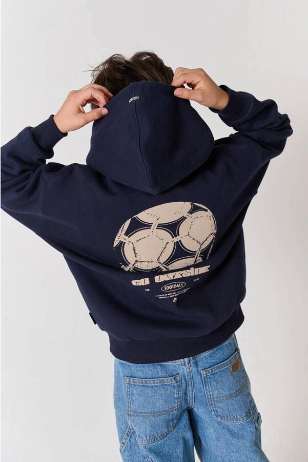 Tumble 'n Dry hoodie met backprint donkerblauw - Foto 2
