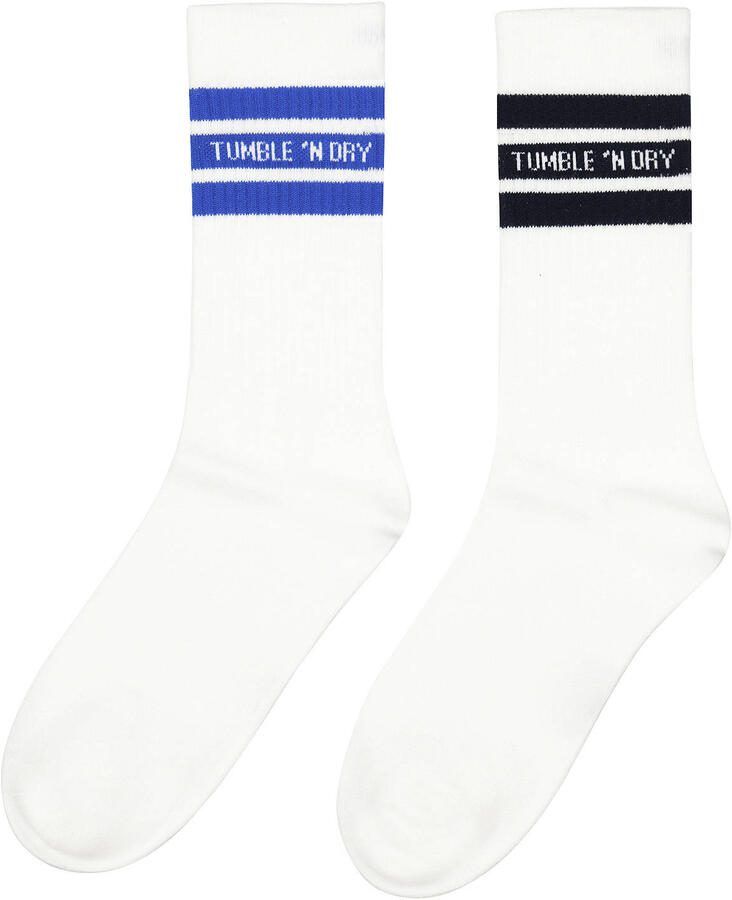 Tumble 'n Dry sokken wit (set van 2)