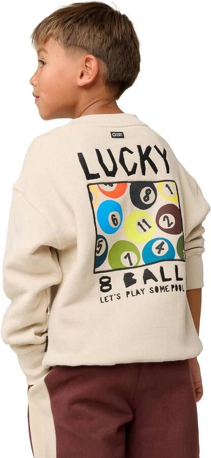 Tumble 'n Dry junior sweater met borduursels en backprint crème Ecru - Foto 6
