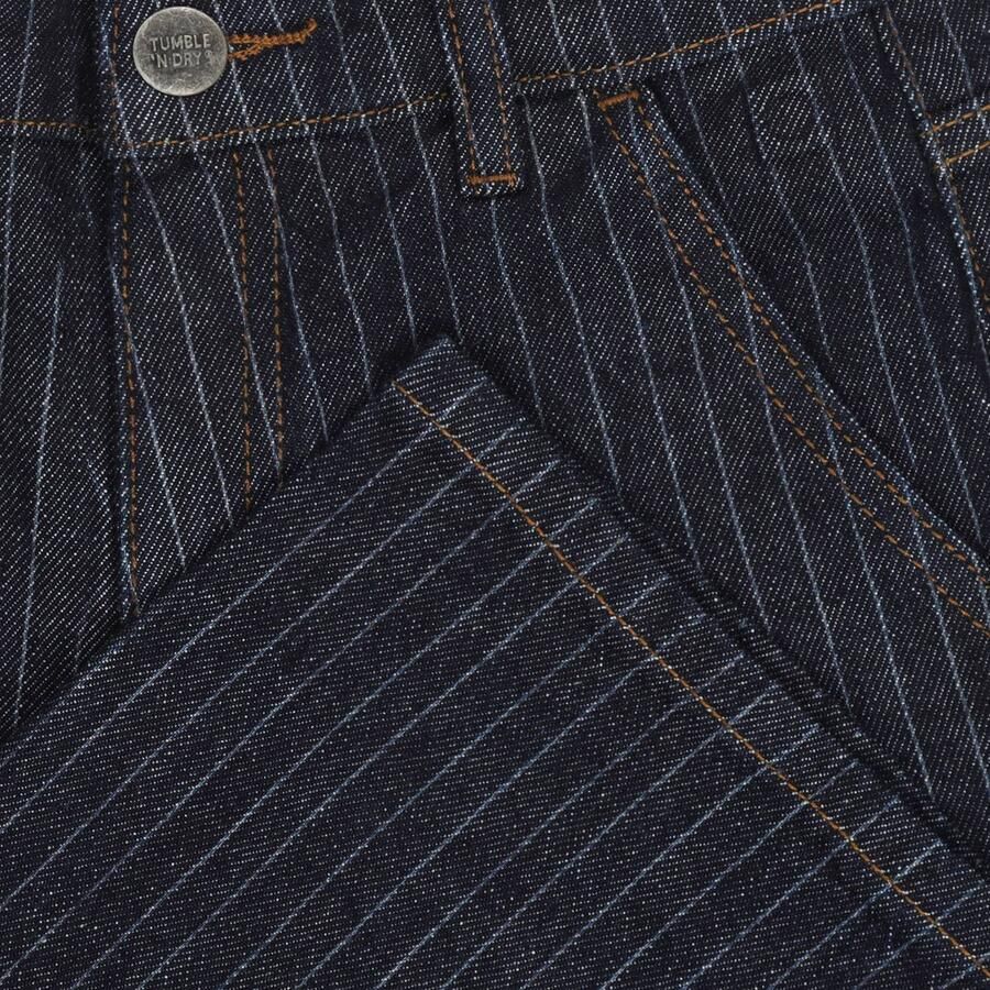 Tumble 'n Dry loose fit jeans met krijtstreep donkerblauw - Foto 2