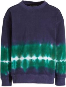 Tumble 'n Dry Mid dip-dye sweater Montreal donkerblauw groen