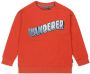 Tumble 'n Dry Mid sweater Arctic met tekst oranjerood Tekst 134 140 - Thumbnail 1