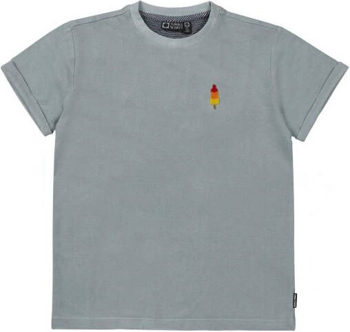 Tumble 'n Dry Mid T-shirt Shaka van biologisch katoen grijsgroen