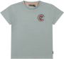 Tumble 'n Dry Mid T-shirt Surf van biologisch katoen grijsblauw Backprint 134 140 - Thumbnail 1