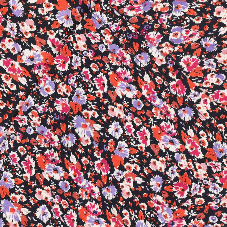 Tumble 'n Dry regular waist gebloemde flared broek donkerblauw - Foto 4