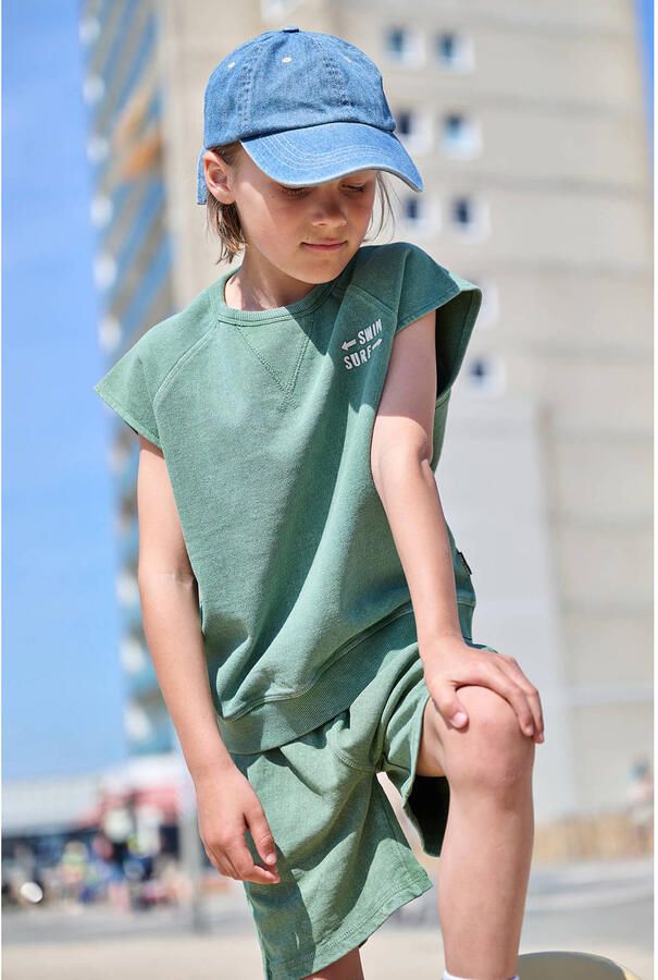 Tumble 'n Dry regular waist sweatshort groen - Foto 5