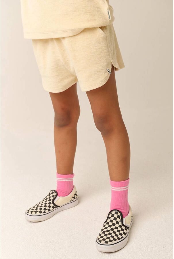 Tumble 'n Dry regular waist sweatshort lichtgeel