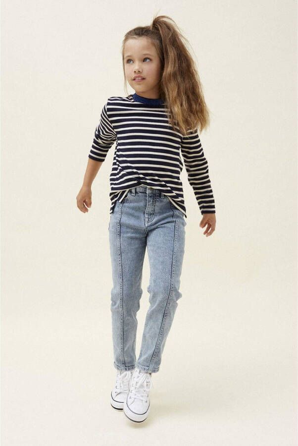 Tumble 'n Dry skinny jeans Debbie denim bleach Blauw Meisjes Stretchdenim 104