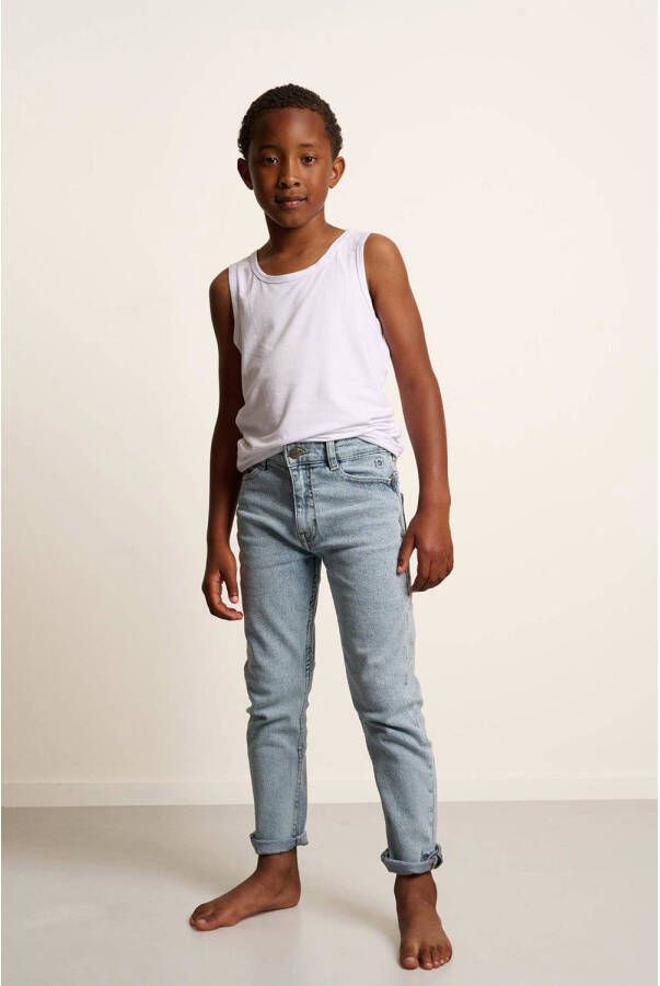 Tumble 'n Dry slim fit jeans Dio denim bleach Blauw Jongens Stretchdenim 104