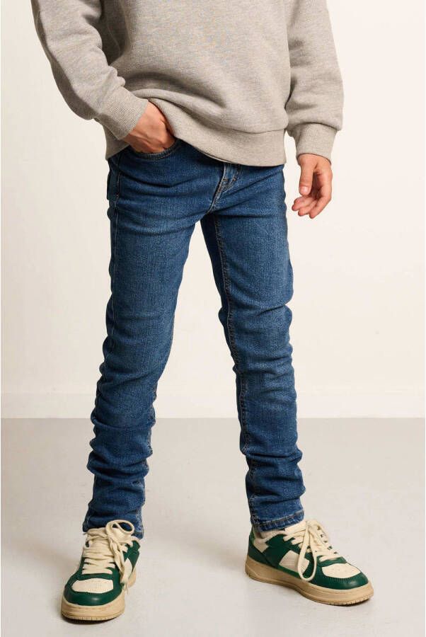 Tumble 'n Dry slim fit jeans Jens denim medium stonewash Blauw Jongens Stretchdenim 104