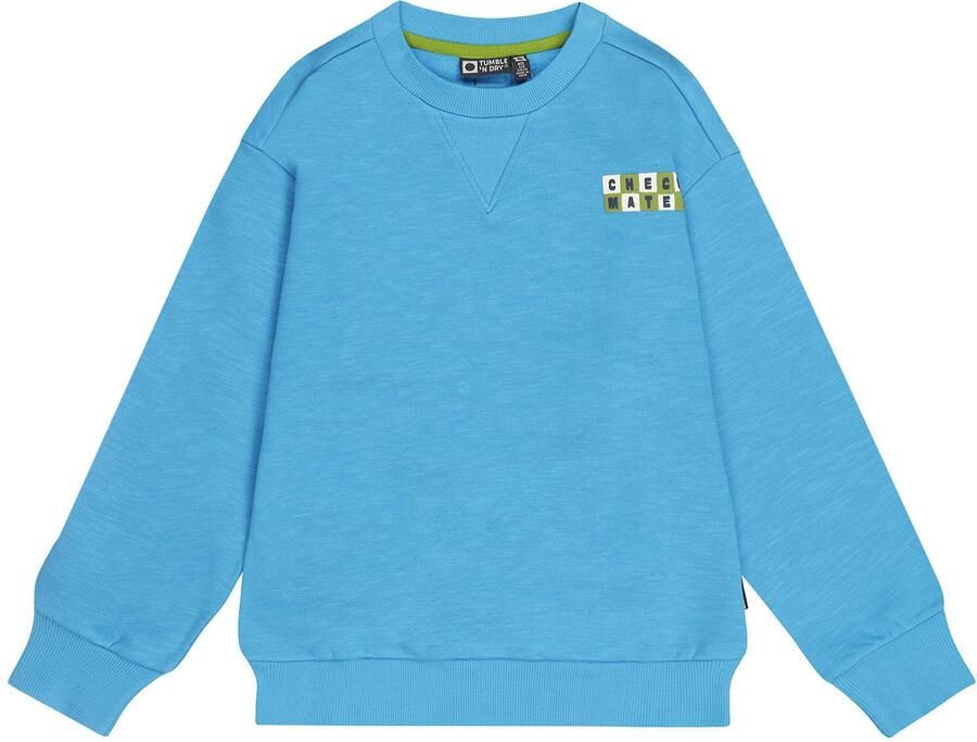 Tumble 'n Dry sweater met backprint blauw