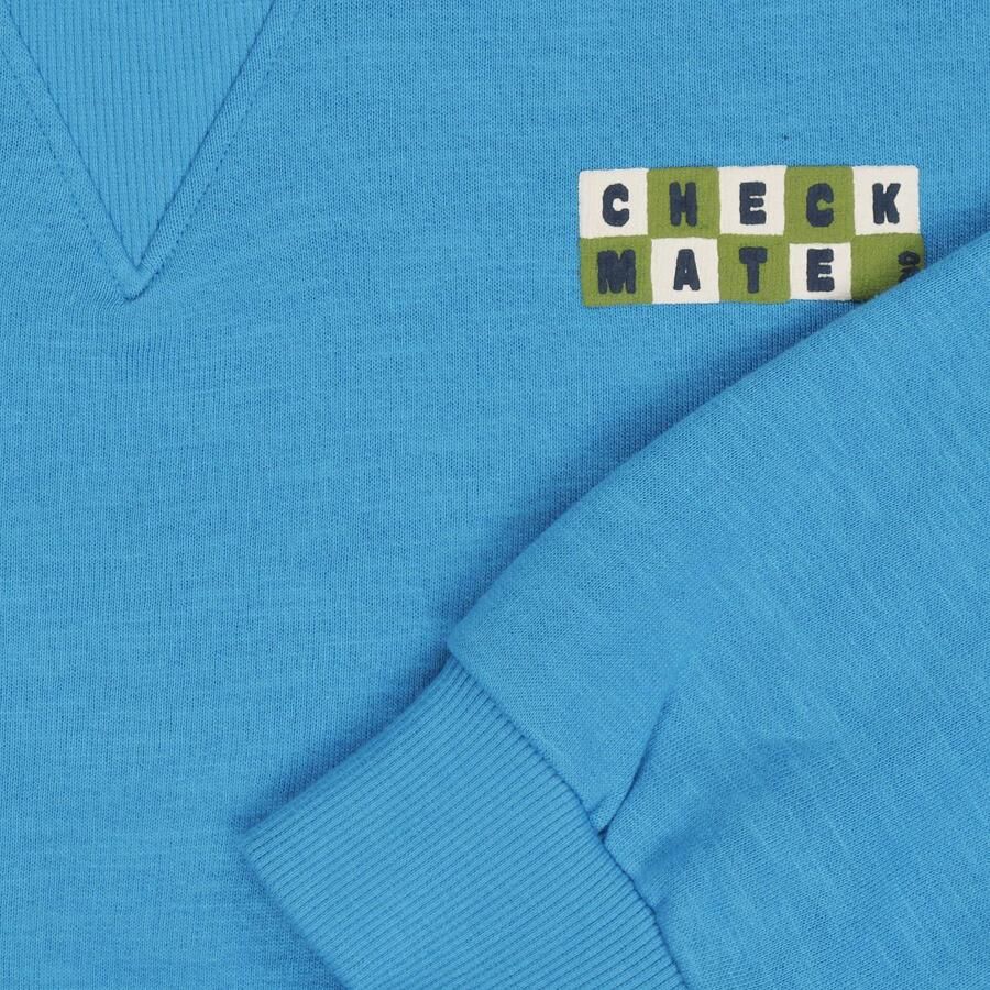 Tumble 'n Dry sweater met backprint blauw - Foto 2