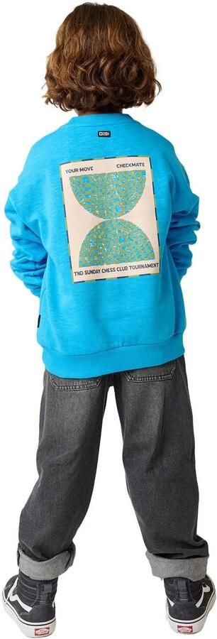 Tumble 'n Dry sweater met backprint blauw Backprint - Foto 3