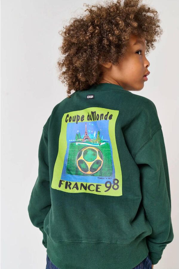Tumble 'n Dry sweater met backprint donkergroen - Foto 2