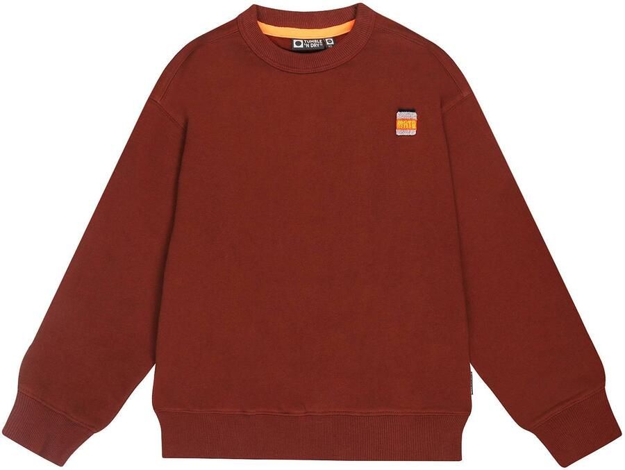 Tumble 'n Dry sweater met backprint en borduursels rood