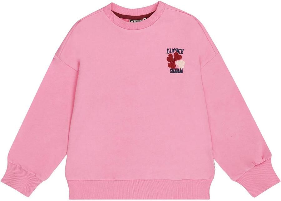Tumble 'n Dry sweater met borduursels roze