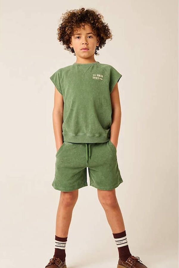Tumble 'n Dry T-shirt groen Jongens Katoen Ronde hals Effen - Foto 3