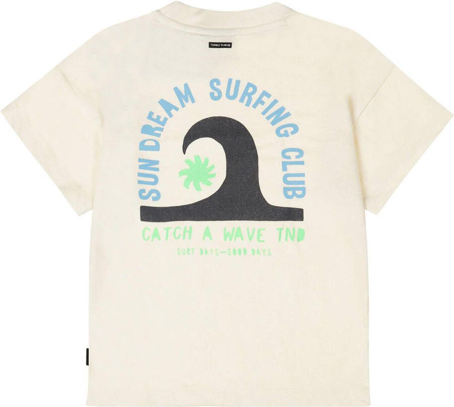 Tumble 'n Dry T-shirt met backprint beige - Foto 2