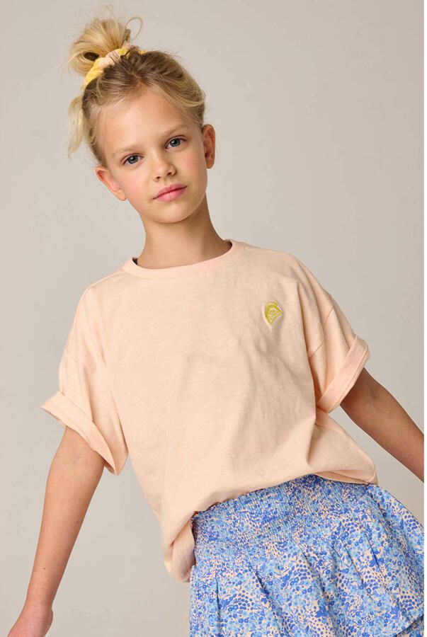 Tumble 'n Dry T-shirt met backprint lichtroze