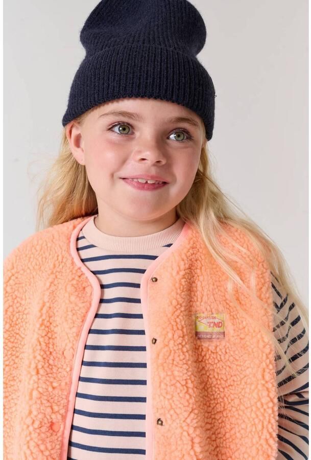 Tumble 'n Dry teddy bodywarmer oranje Meisjes Polyester Ronde hals Effen - Foto 4