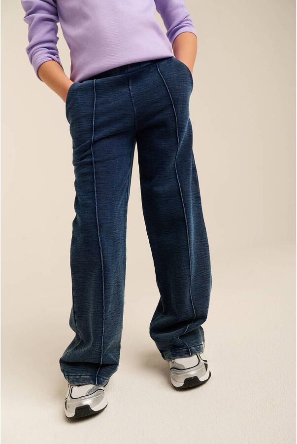 Tumble 'n Dry wide leg casual broek dark blue denim - Foto 3