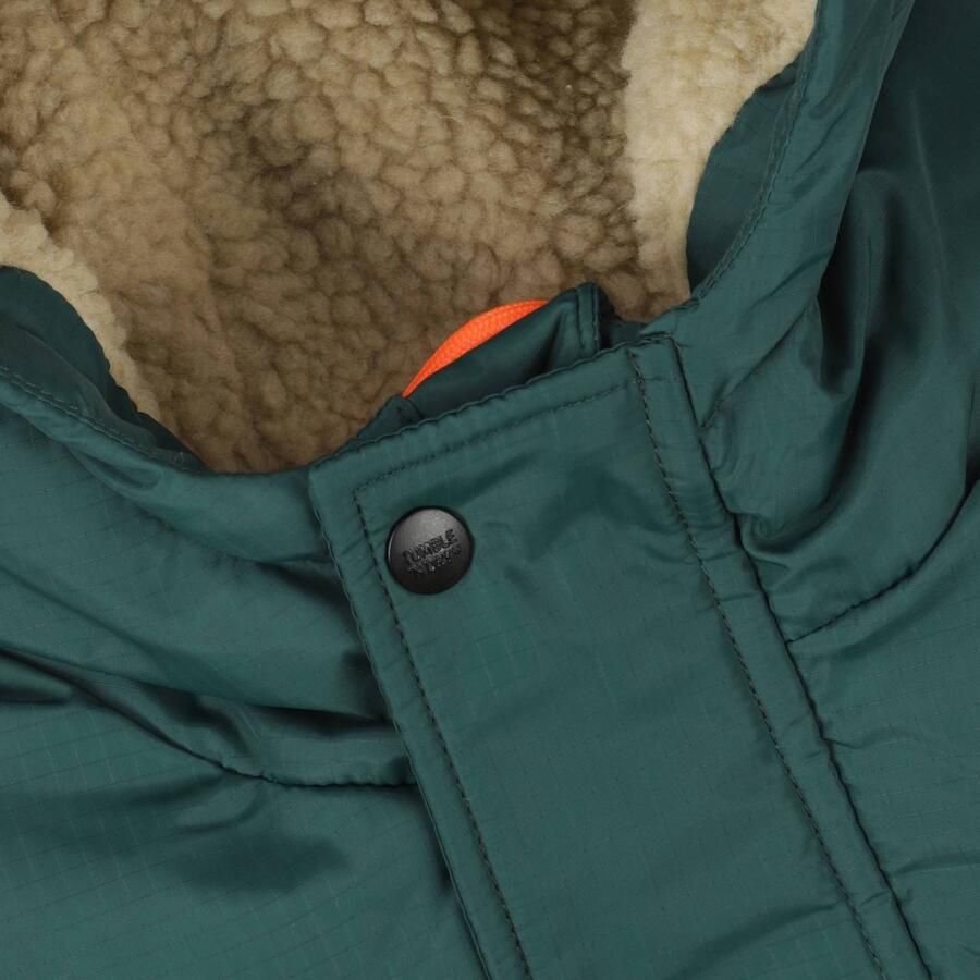 Tumble 'n Dry winterjas donkergroen Jongens Polyester Capuchon Effen - Foto 3