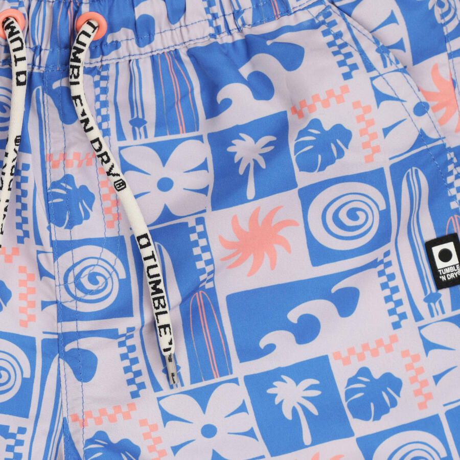 Tumble 'n Dry zwemshort met all over print blauw - Foto 5