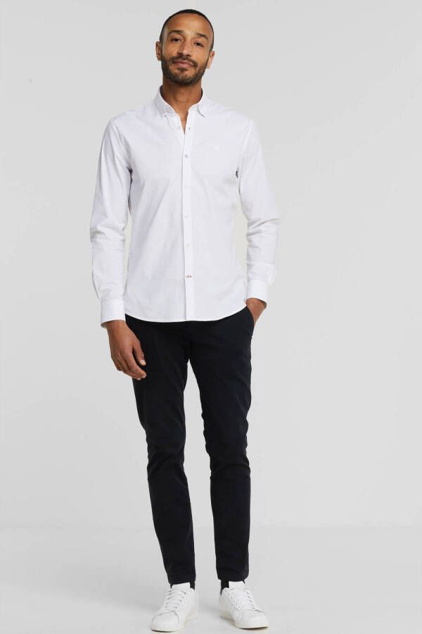 Twinlife regular fit overhemd white